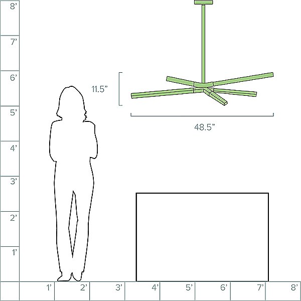 Sky Bang LED Chandelier